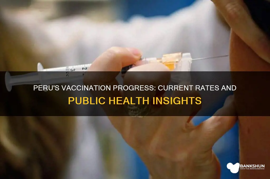 what is the vaccination rate in peru