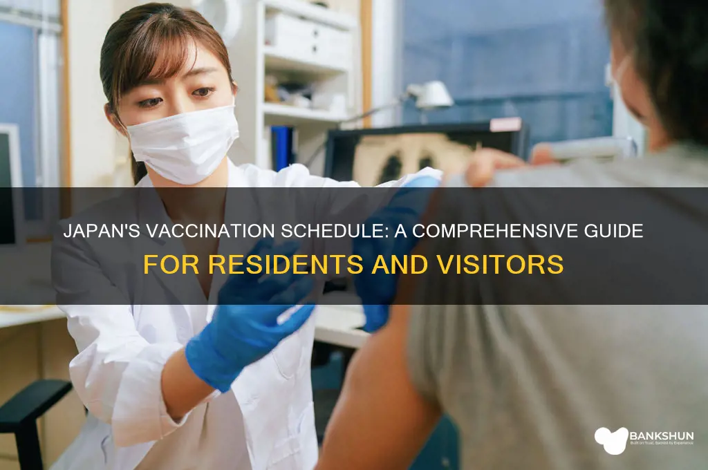 what is the vaccination schedule for japan