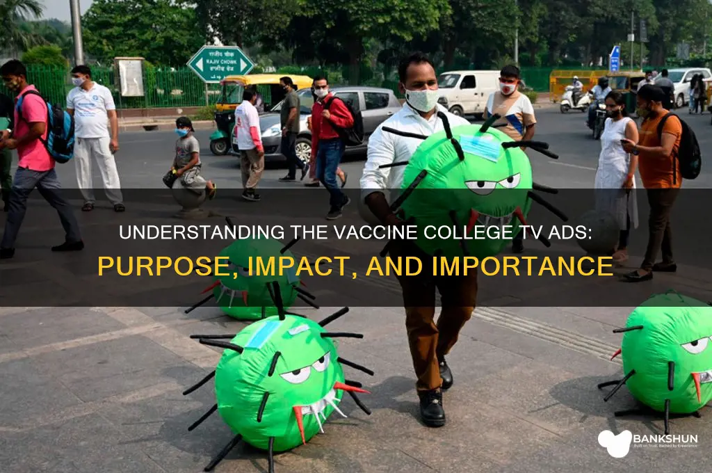 what is the vaccine college tv ads