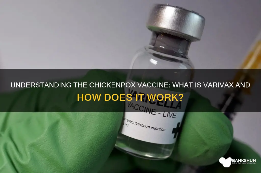 what is the vaccine for chickenpox called