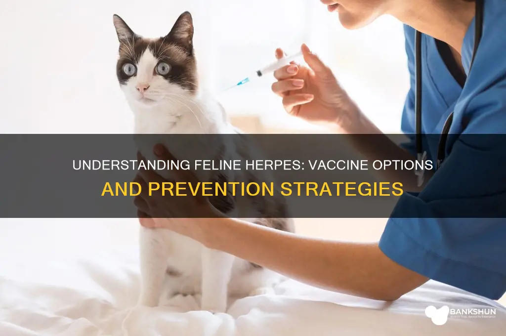 what is the vaccine for feline herpes