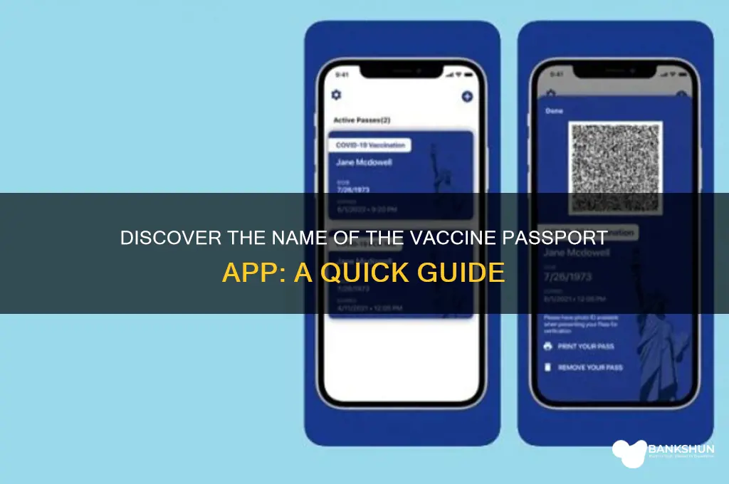 what is the vaccine passport app called