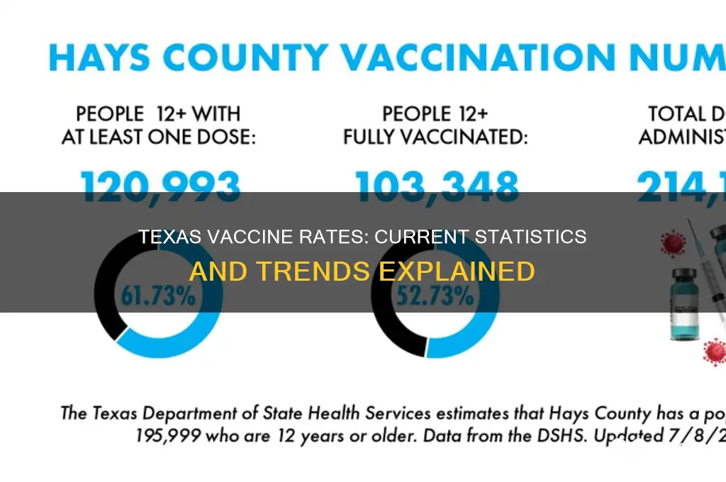 what is the vaccine rate in texas