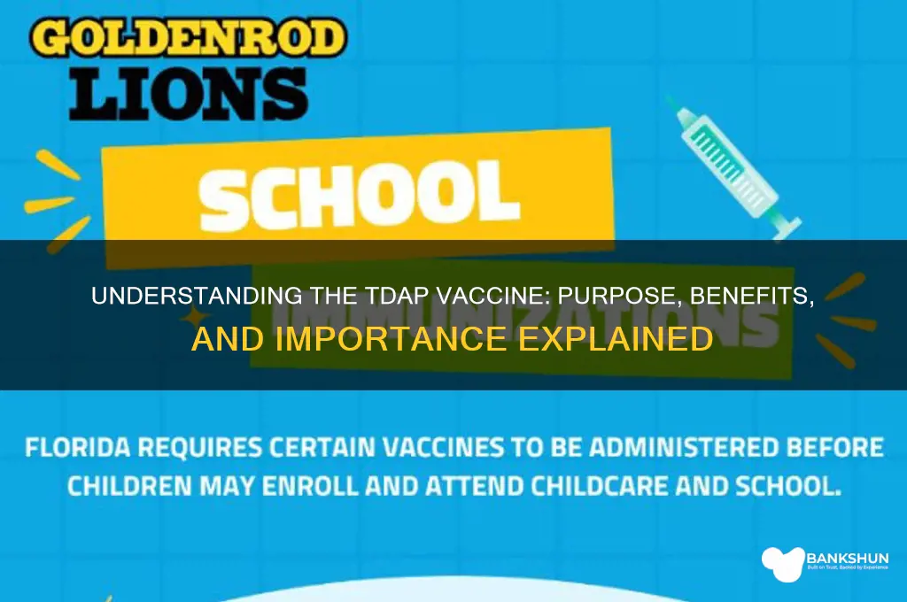 what is the vaccine t dap for