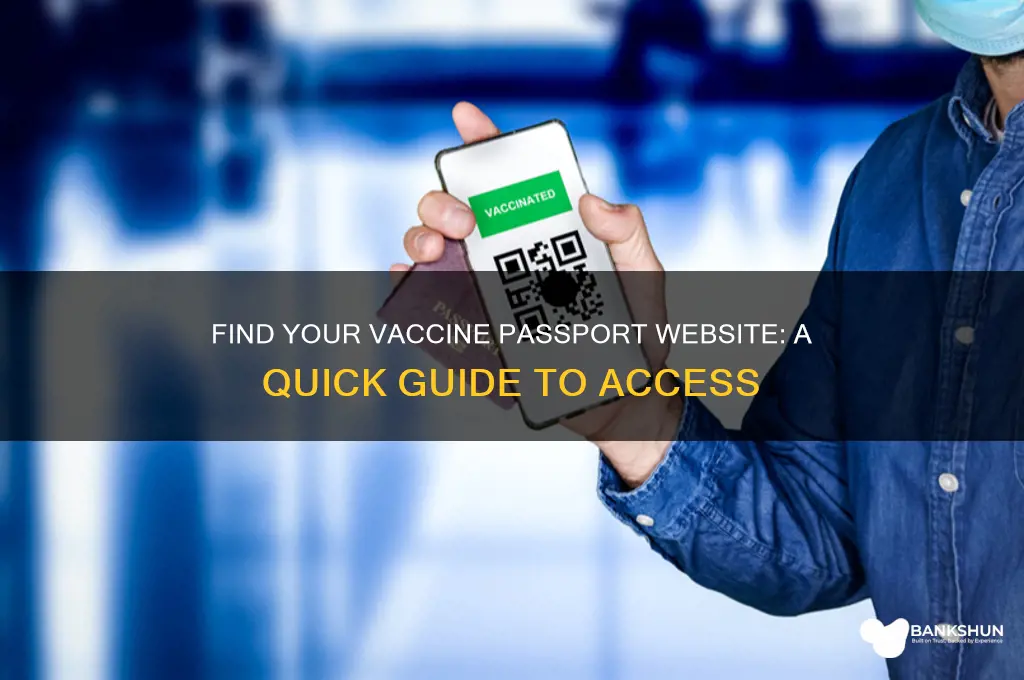 what is the website for vaccine passport