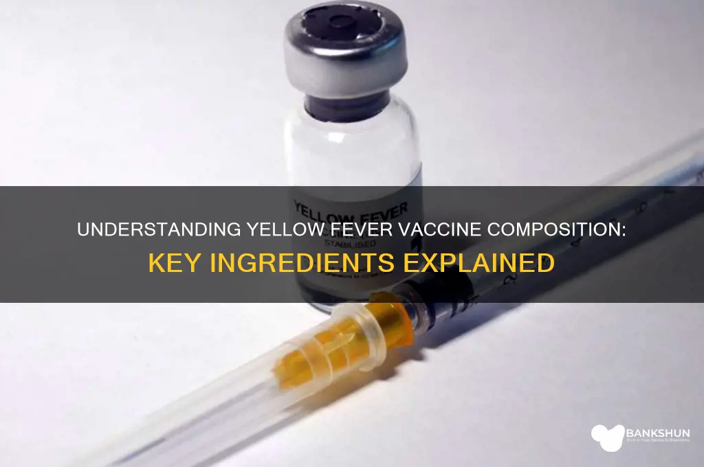 what is yellow fever vaccine made of