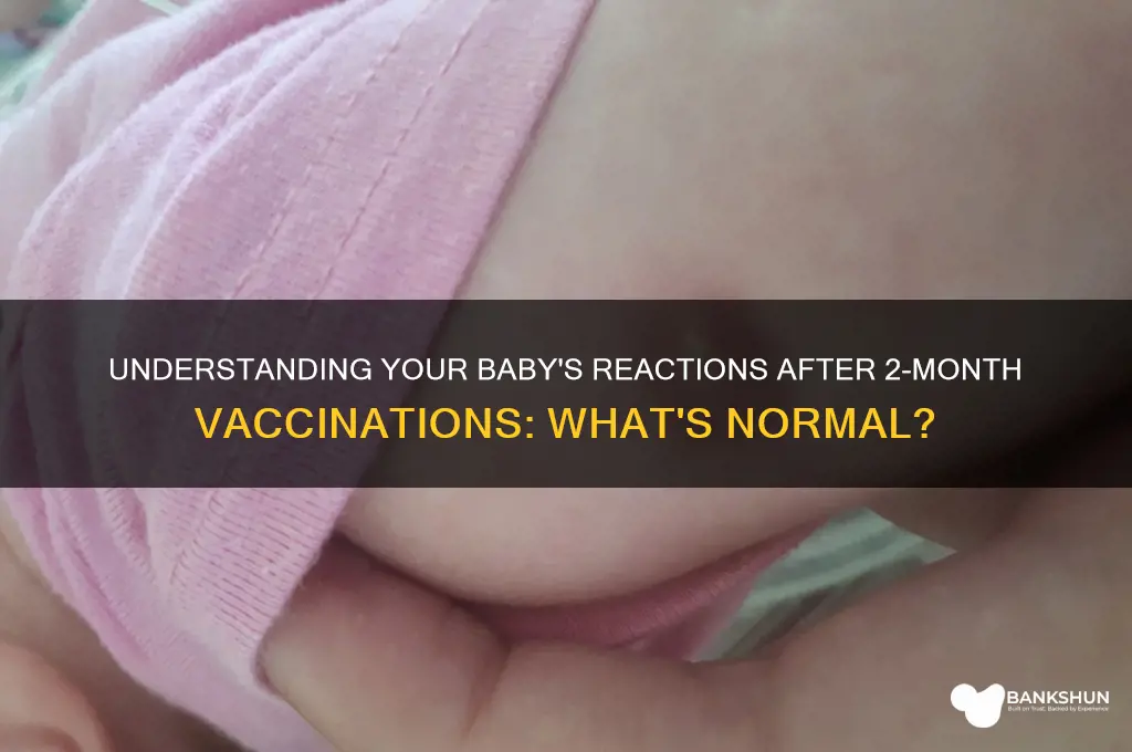 what isn normal after 2 month vaccines