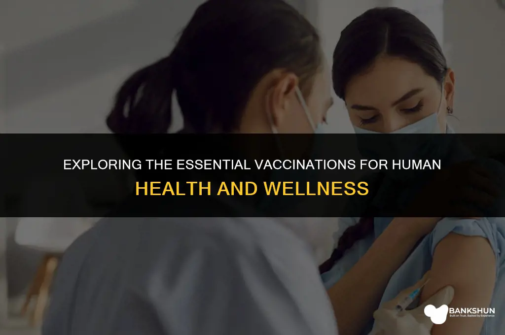 what kind of vaccinations do humans have