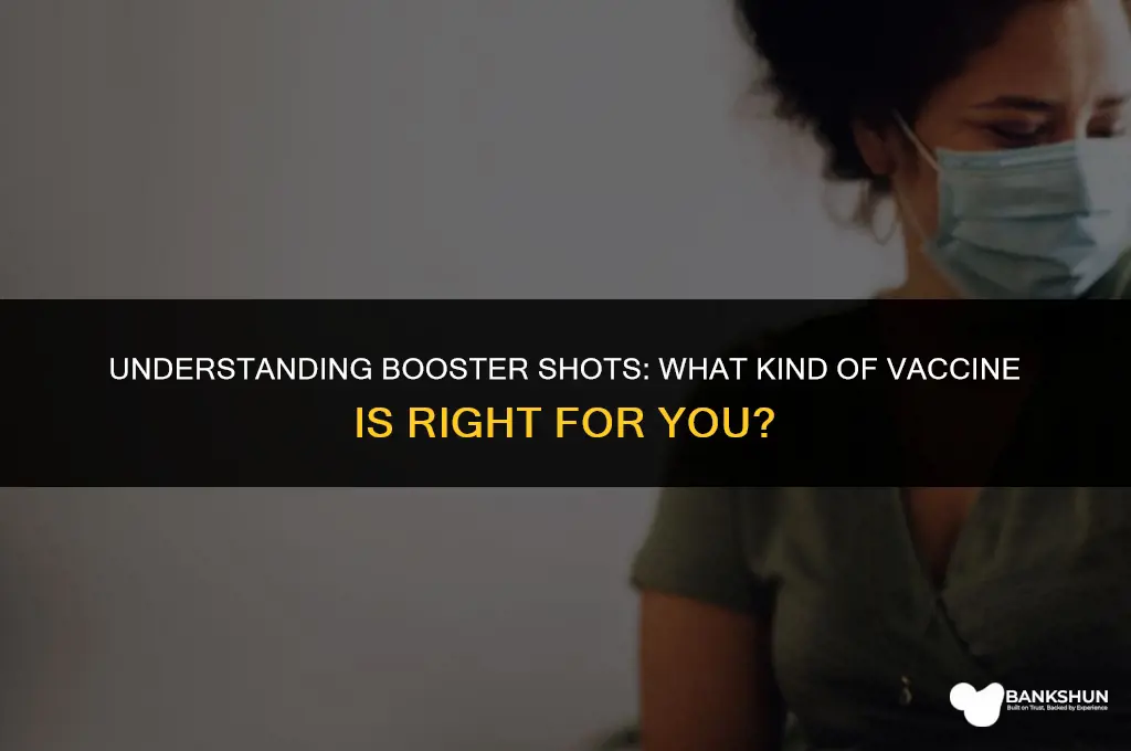 what kind of vaccine is the booster