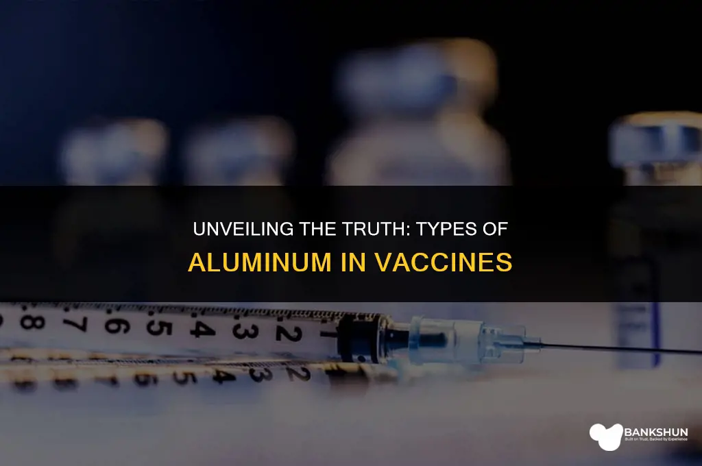 what kinnd of aluminum is in vaccines