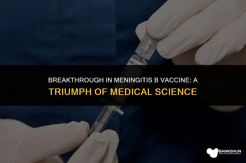 what made the meningitis b vaccine approved