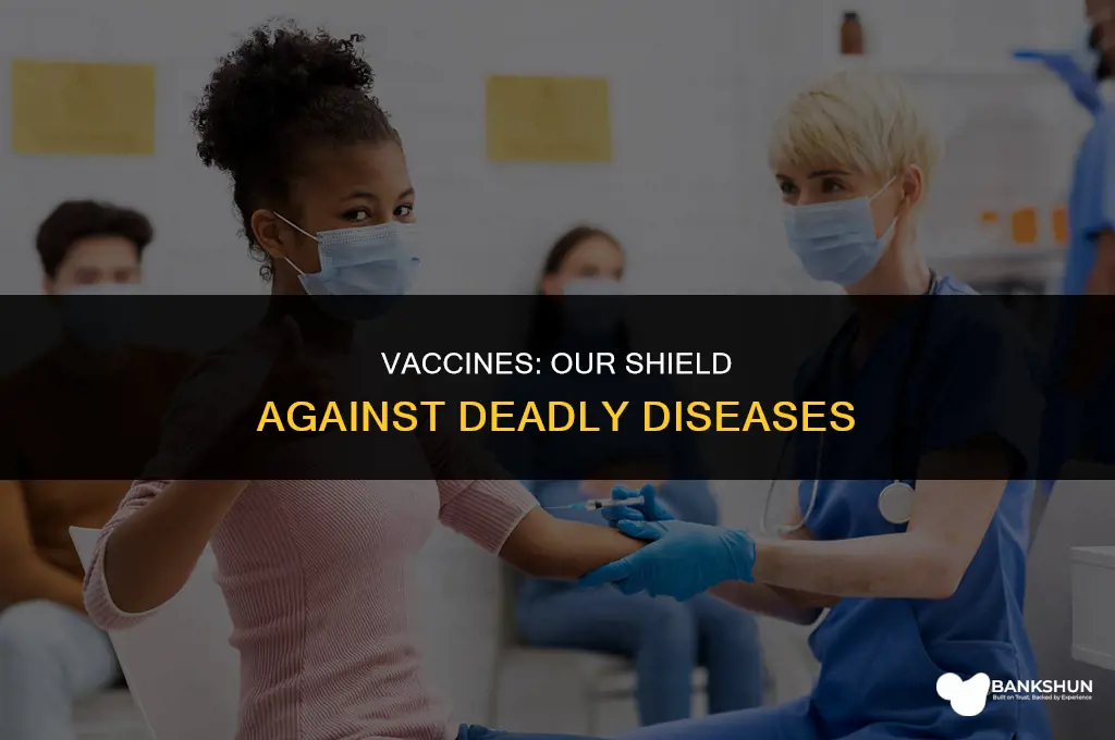 what major diseases to vaccines help ith