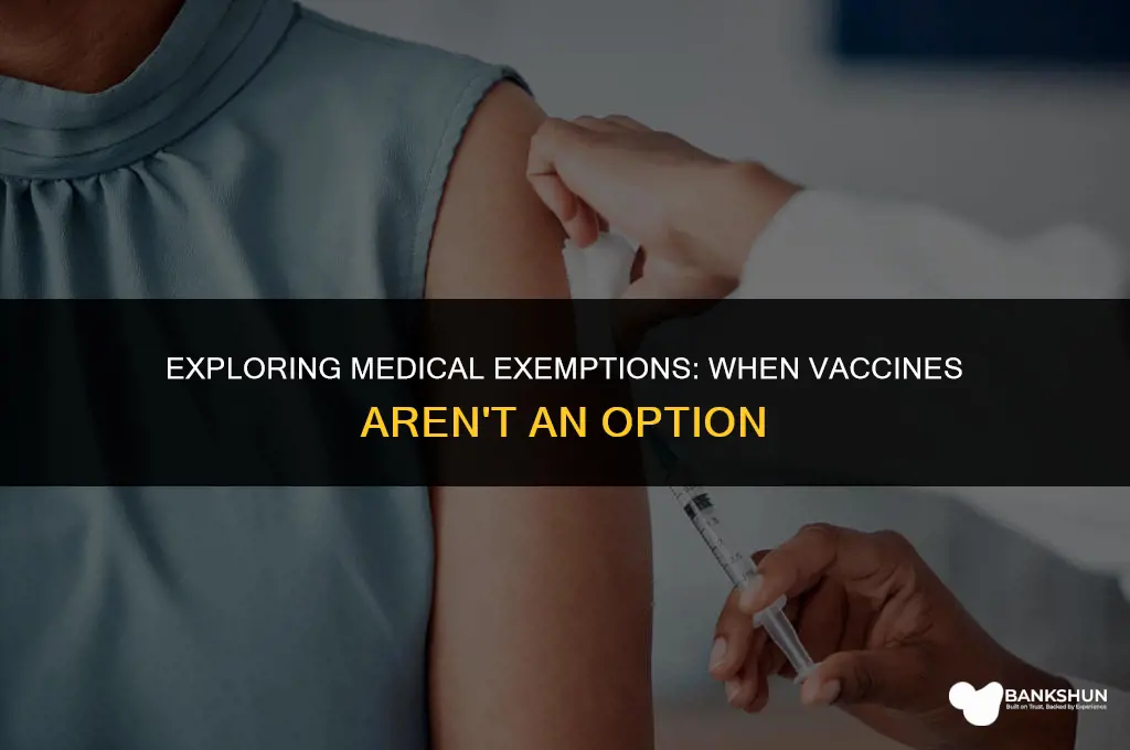 what medical condition keeps you from vaccines