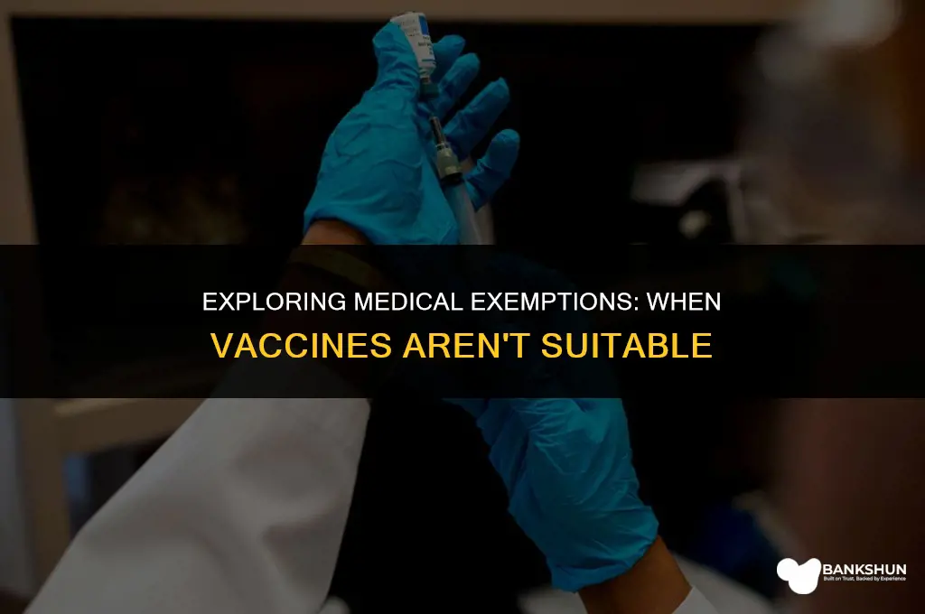 what medical conditions are exempt from vaccine