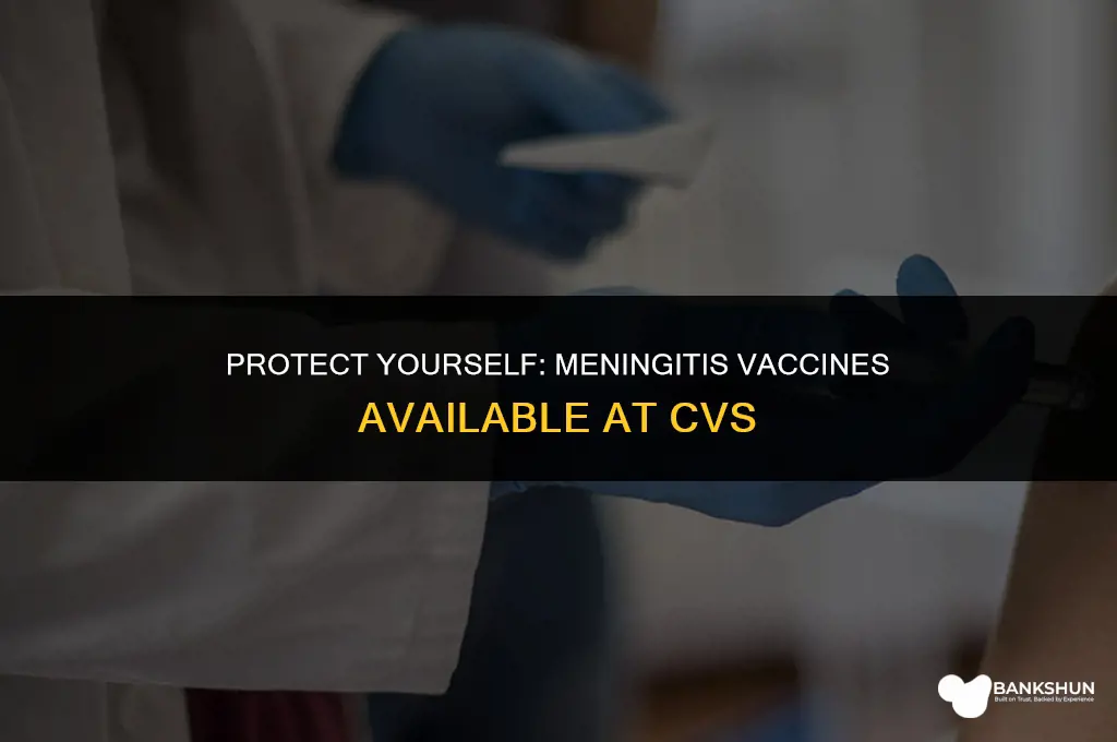 what meningitis vaccine is offered at cvs