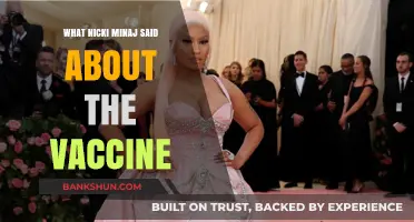 Nicki Minaj's Controversial Vaccine Comments: A Breakdown