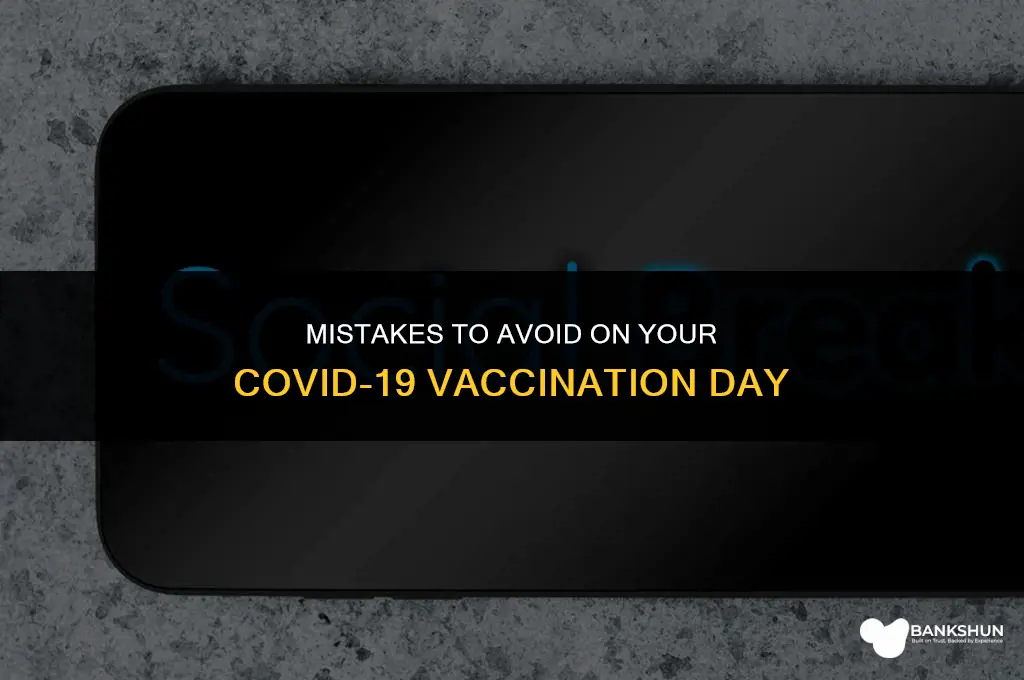what not to do day of vaccine
