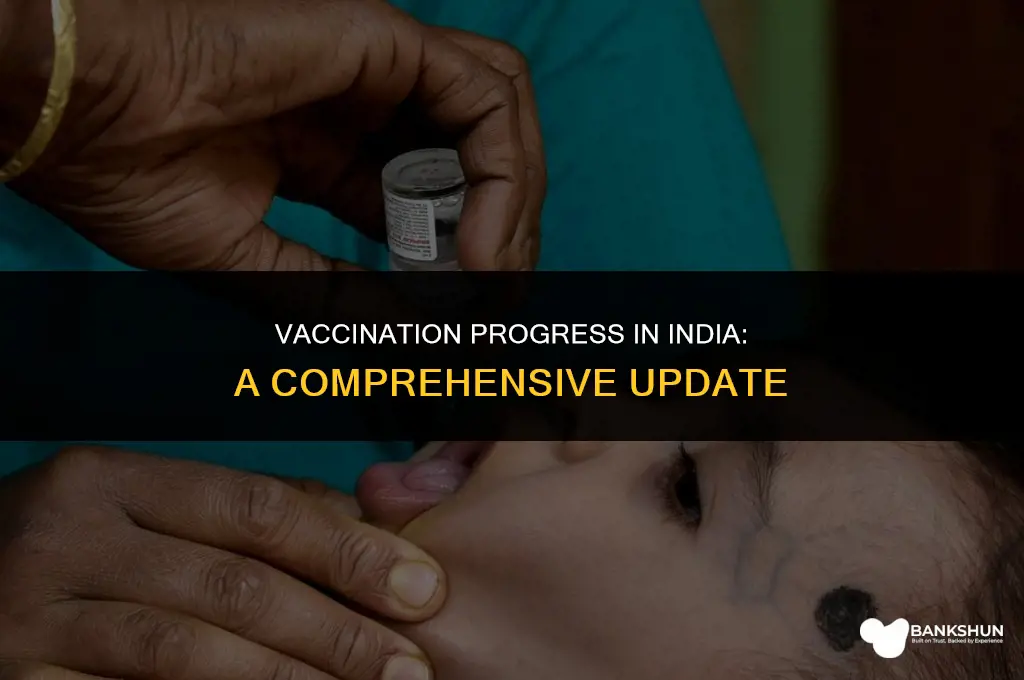 what of indian population has been vaccinated