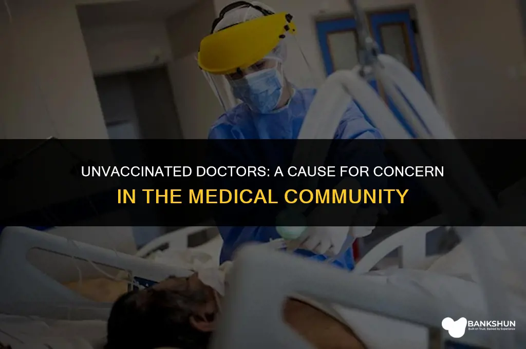 what percent of doctors are not vaccinated
