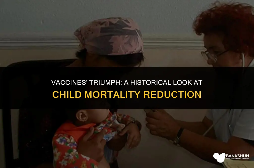 what percent of kids died before vaccines