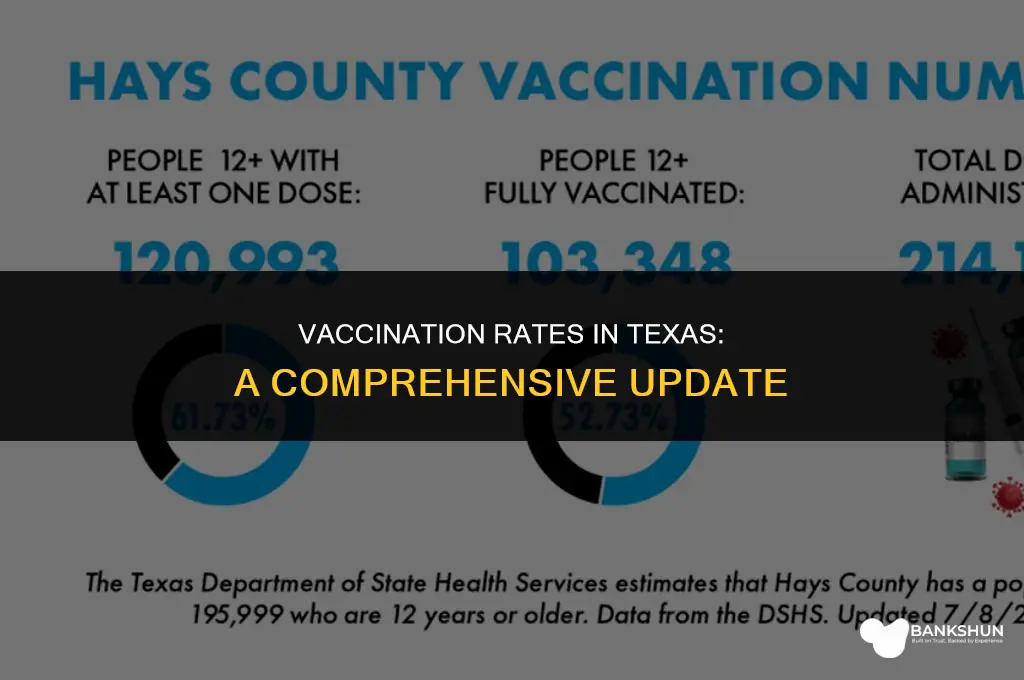 what percent of texans are fully vaccinated