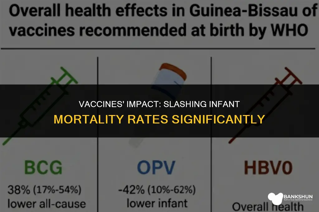 what percentage do vaccines reduce infant mortality
