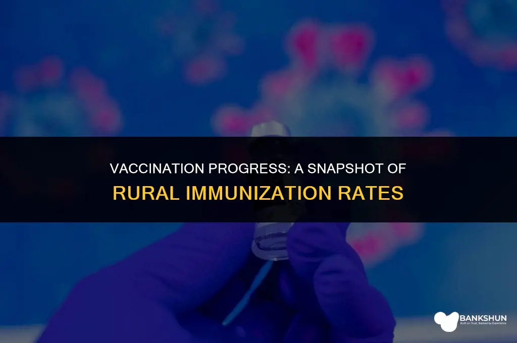 what percentage of the villages is vaccinated