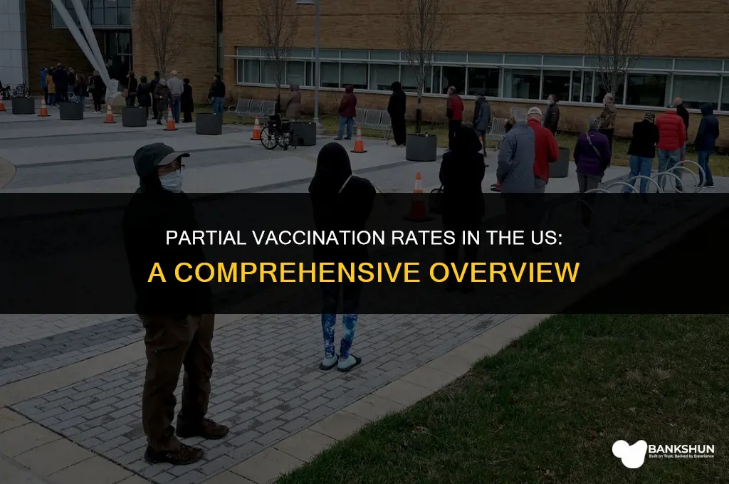 what percentage of us is partially vaccinated