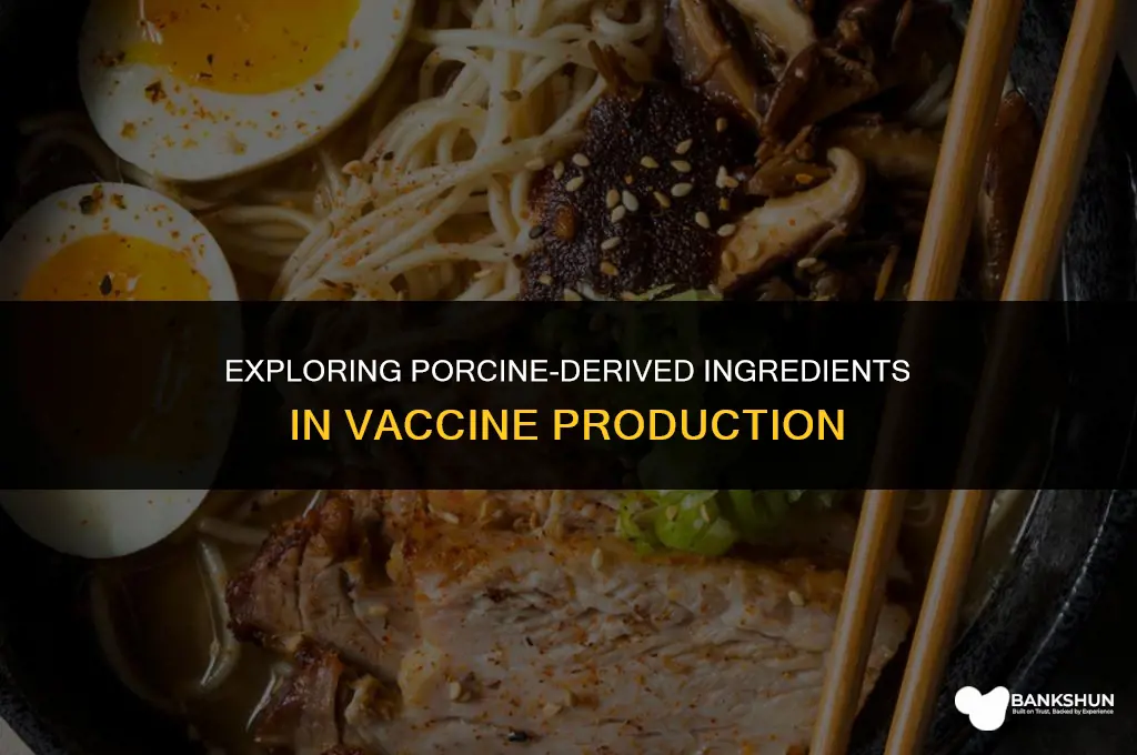 what porcine products are made for vaccines