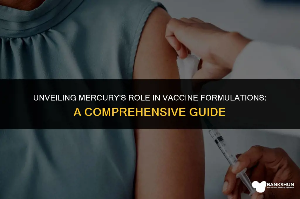 what purpose does mercury serve in vaccines