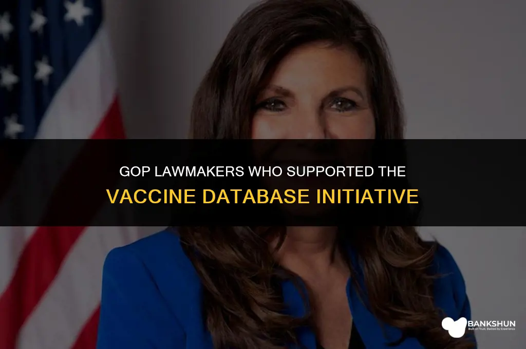 what republicans voted for the vaccine database
