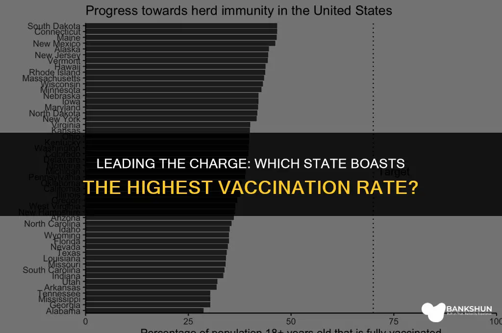 what state has the best vaccination rate