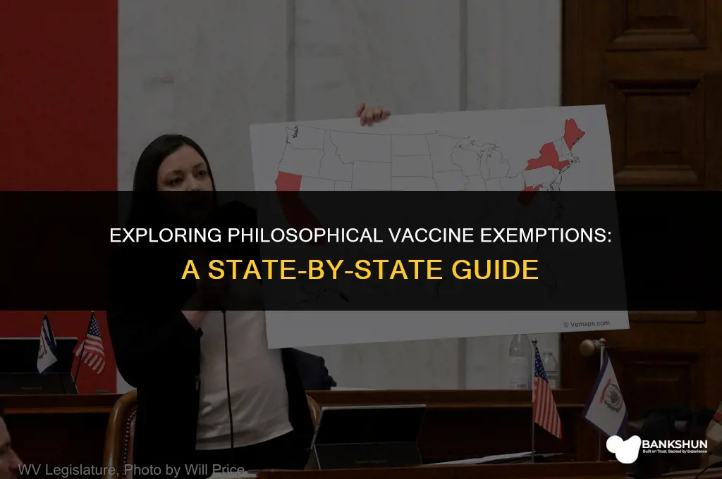 what states allow philosophical exemption from vaccines