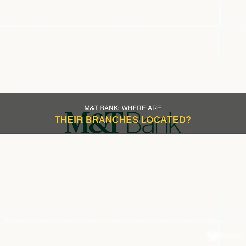 what states are m&t bank located