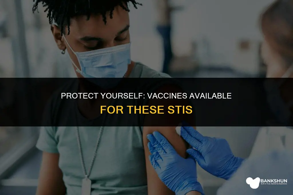 what stis have a vaccine for prevention