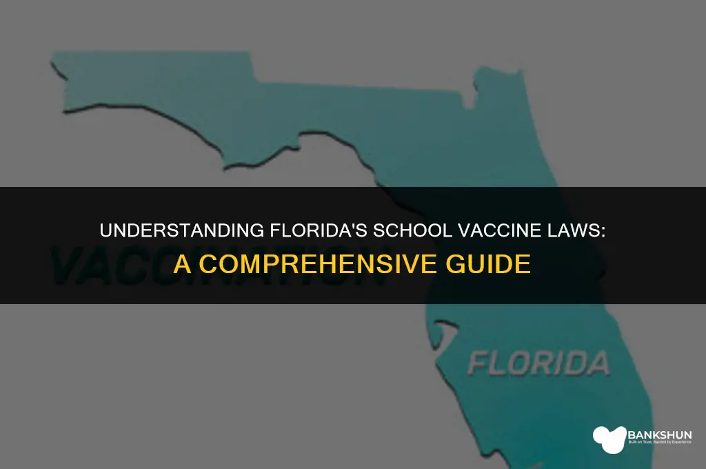 what the vaccines laws for florida schools