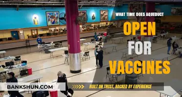 Aqueduct Vaccine Clinic Hours: When Does It Open?