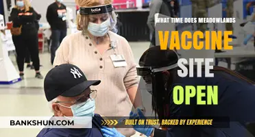 Meadowlands Vaccine Site Hours: When Does It Open?
