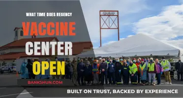 Regency Vaccine Center Hours: When Does It Open?