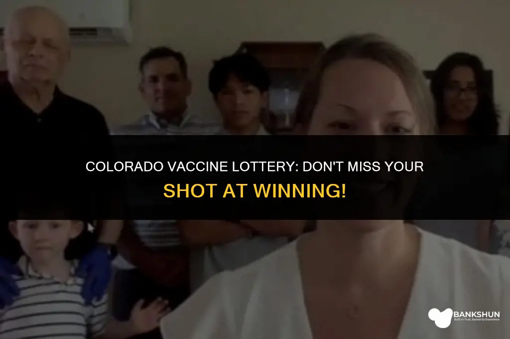 what time is the colorado vaccine lottery