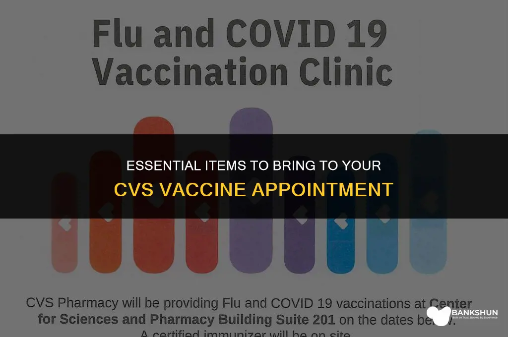 what to bring to cvs vaccine appointment