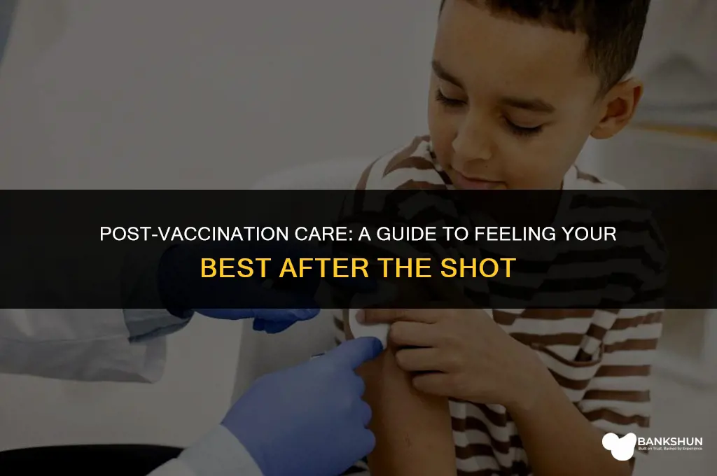 what to do after taking a vaccine