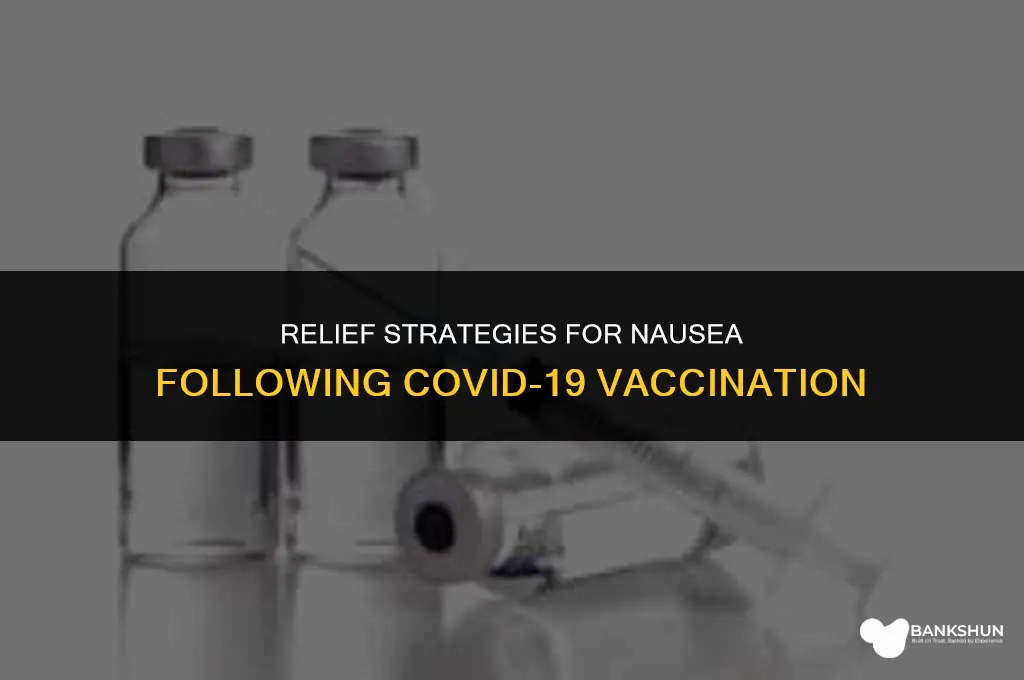what to do for nausea after vaccine