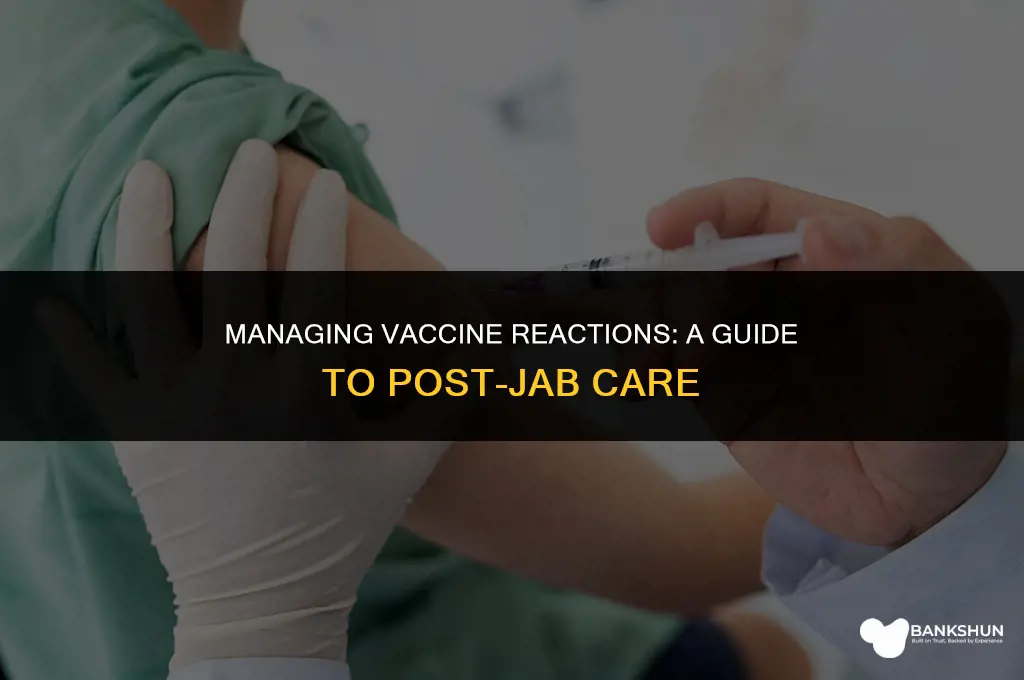 what to do for reaction to vaccine