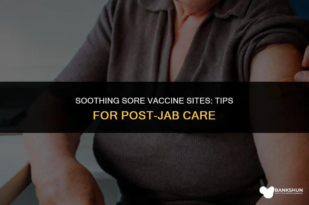 what to do for sore vaccine site