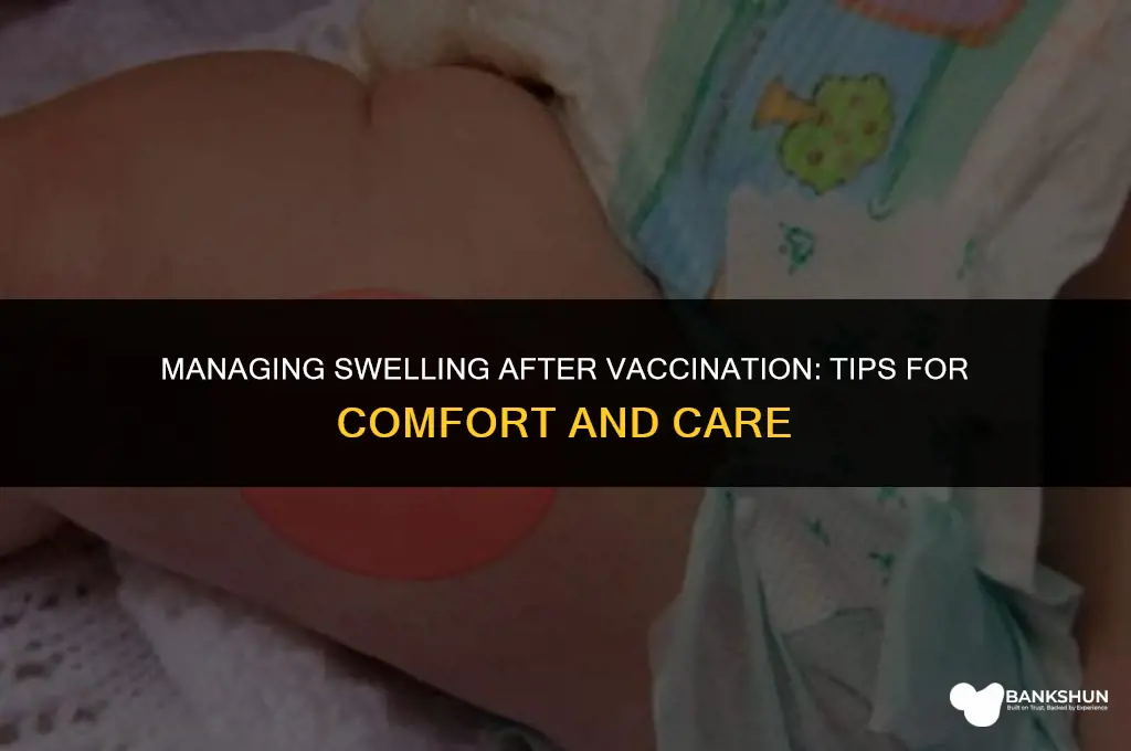 what to do for swelling after vaccination