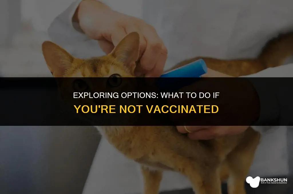 what to do if your not vaccinated