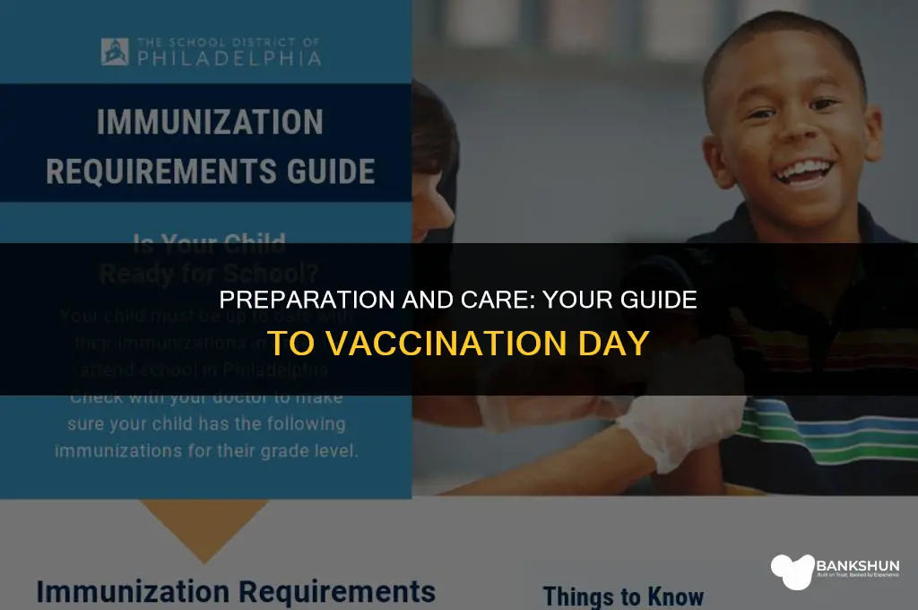 what to do on day of vaccine