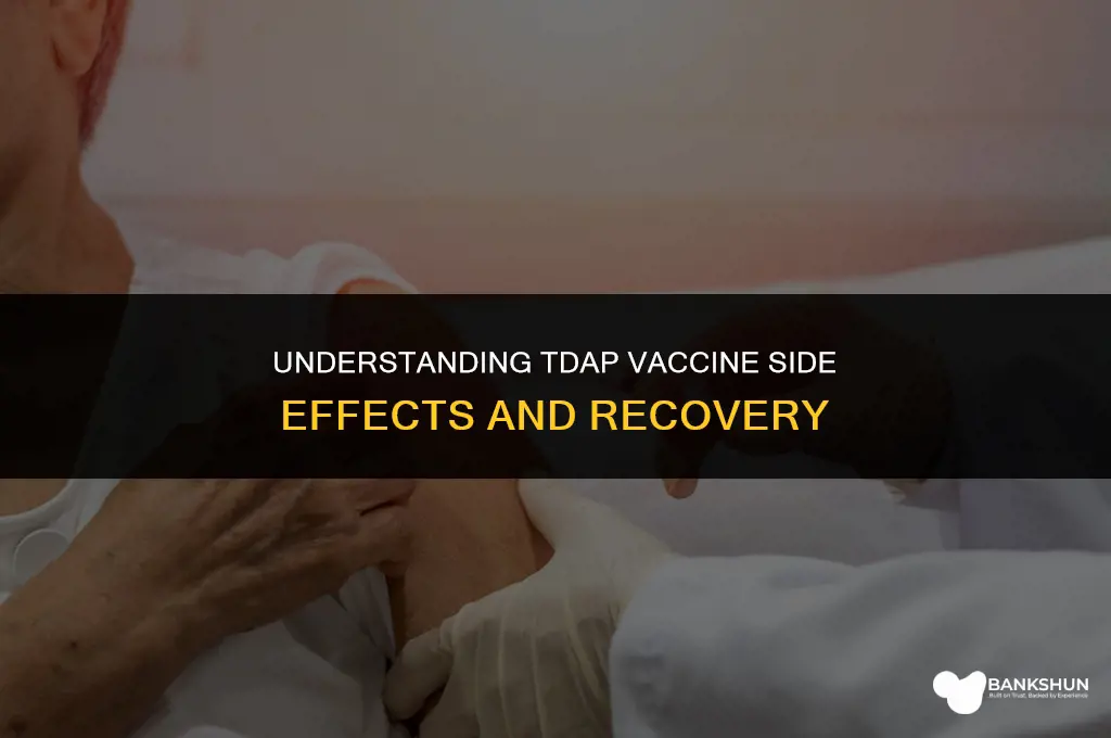what to expect after a tdap vaccine