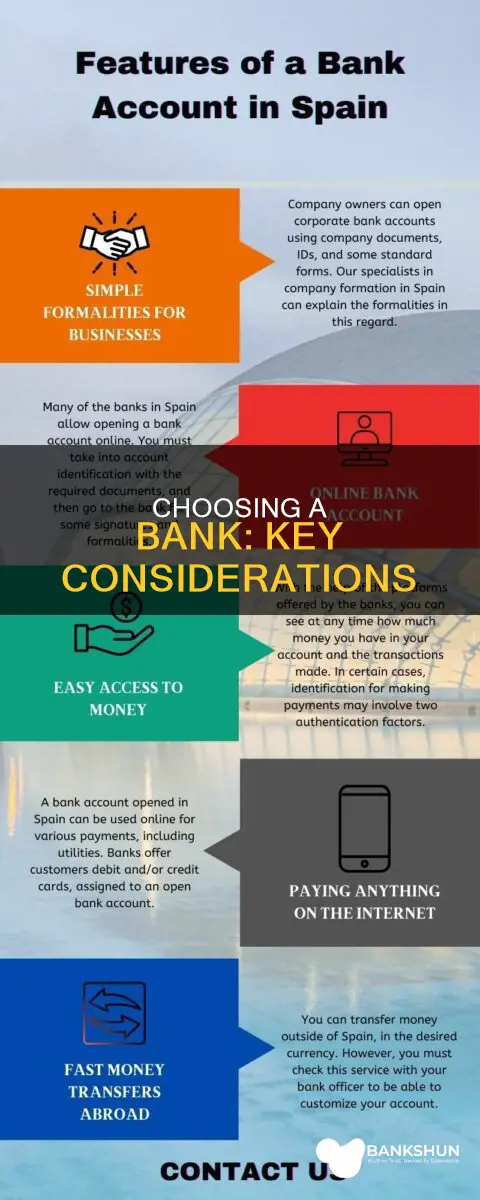 what to look for in a bank